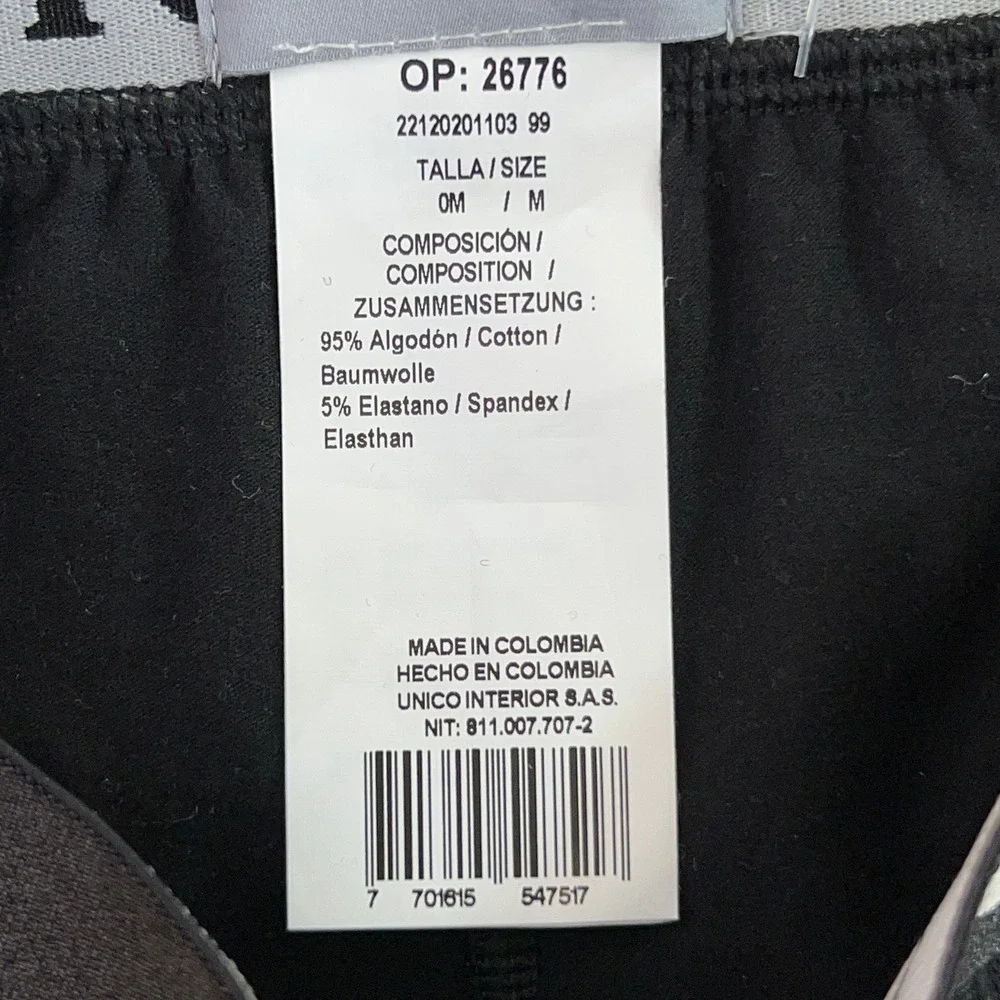 Mundo Unico Mens Medium Black Brief Copa Cotton Spandex Underwear 2-Pack NWT
